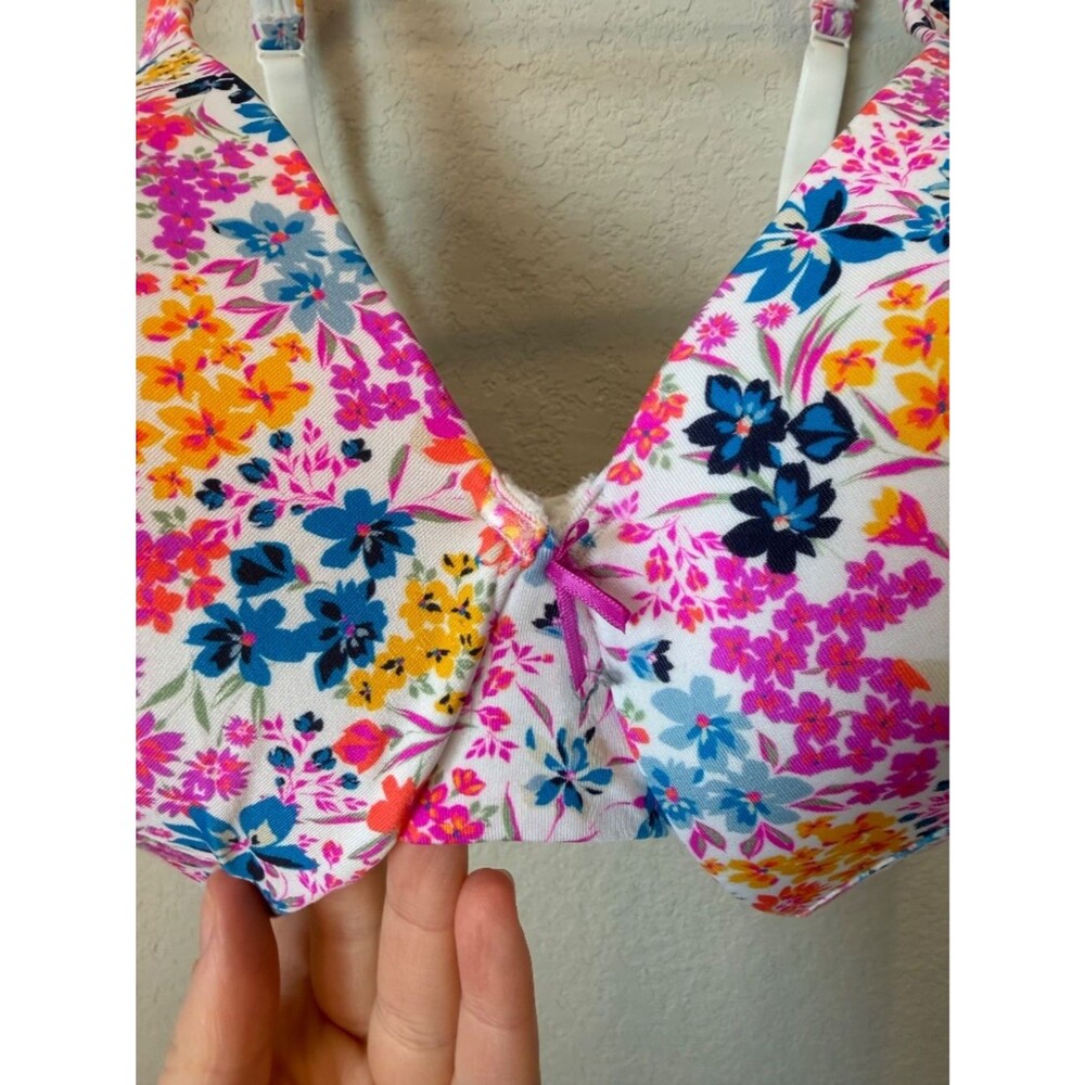 Cacique Floral Full Coverage Bra Size 44C - Picture 2 of 6